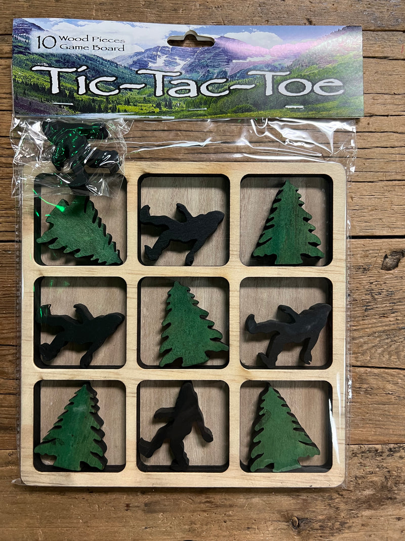 Bigfoot Tic Tac Toe