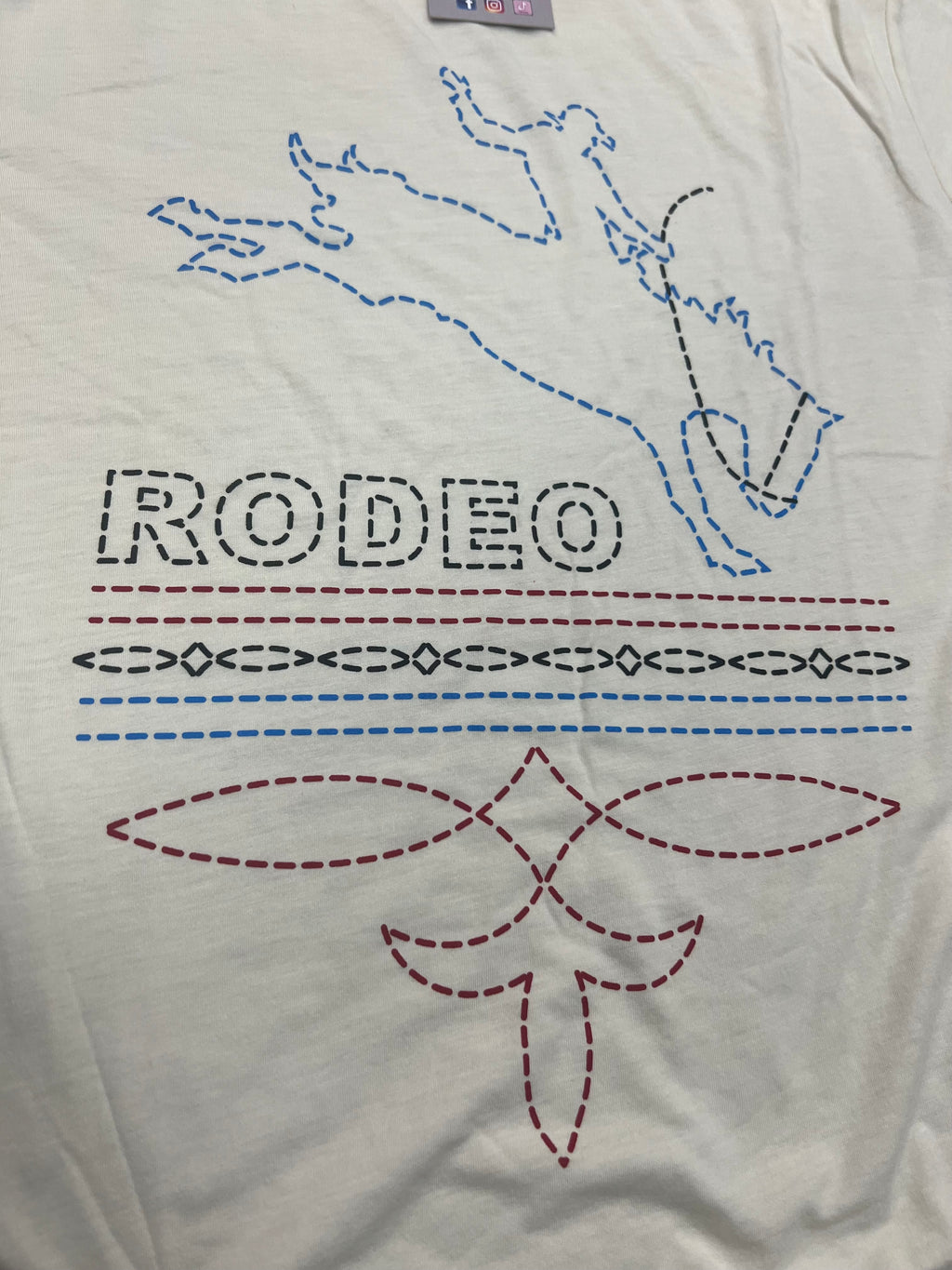 Rodeo Boot Stitch Tshirt