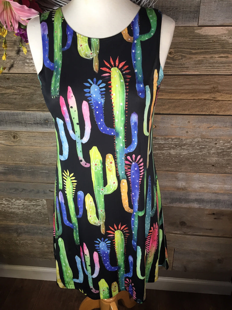 Sleeveless Cactus Dress