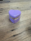 Ceramic Heart Trinket Box