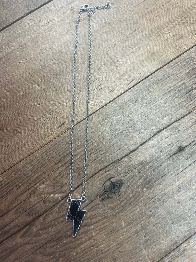 Lightning Bolt Chain Necklace