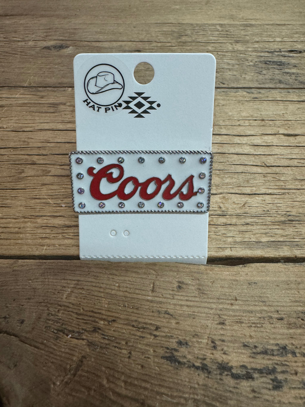 Coors Hat Pin (Rectangle)