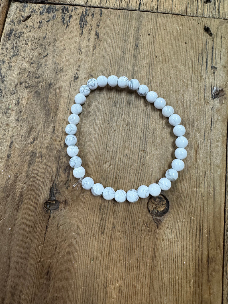 Howlite Stretch Bracelet