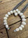 Large Squash Navajo Pearl Necklace