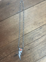 Lightning Bolt Paperclip Chain Necklace