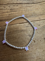 Opal Star Stretch Bracelet 14KG Filled Multi Charm