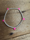 Opal Star Stretch Bracelet 14KG Filled Multi Charm