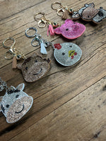 Puff Bling Keychains