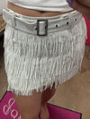 VEGAS Nights Studded Fringe Skirt *CURVY*