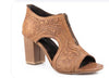 Tooled Heels with Front Zip