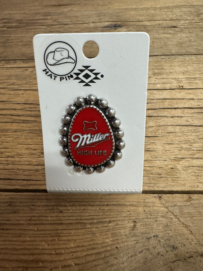 Miller High Life Hat Pin