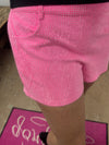 Shimmer Shorts Pink