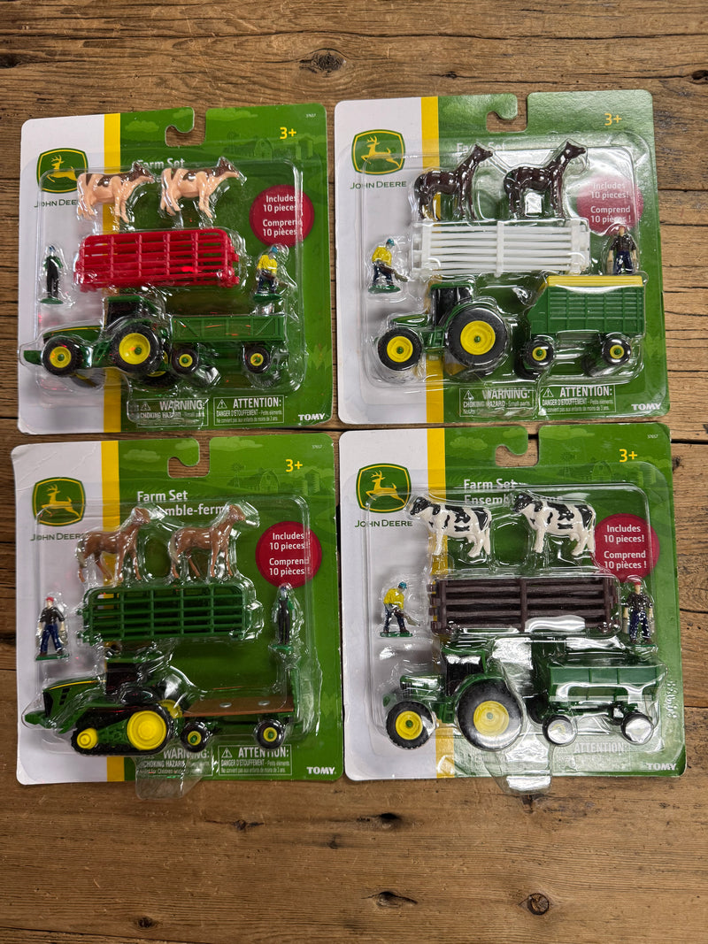 John Deere 10 pc Carded Set