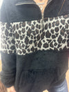 Sherpa Pullover * Leopard L & 2X ONLY*