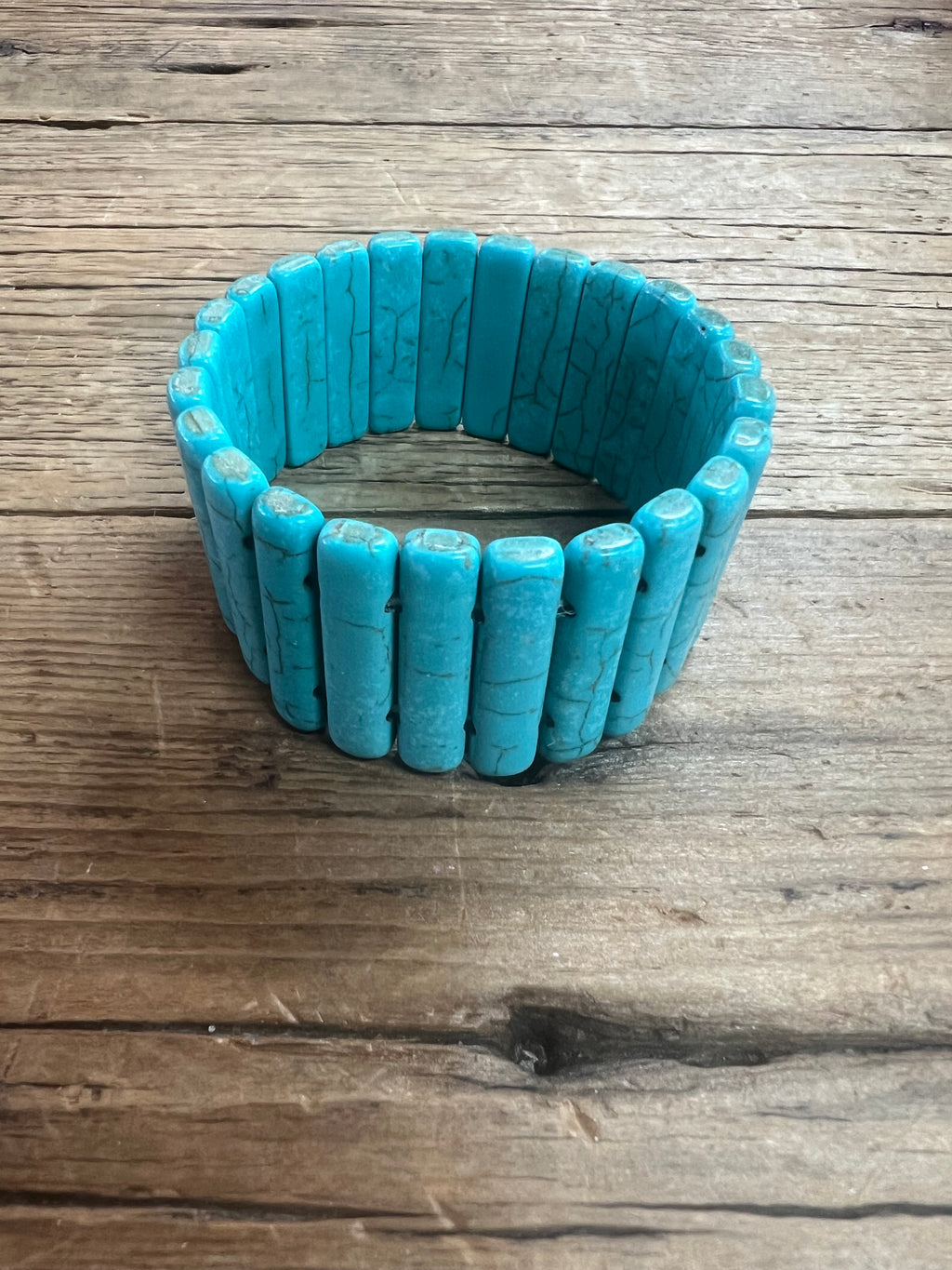 Turquoise Stretch Braceletes