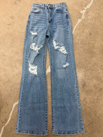 Distressed Extra LONG Length Jeans