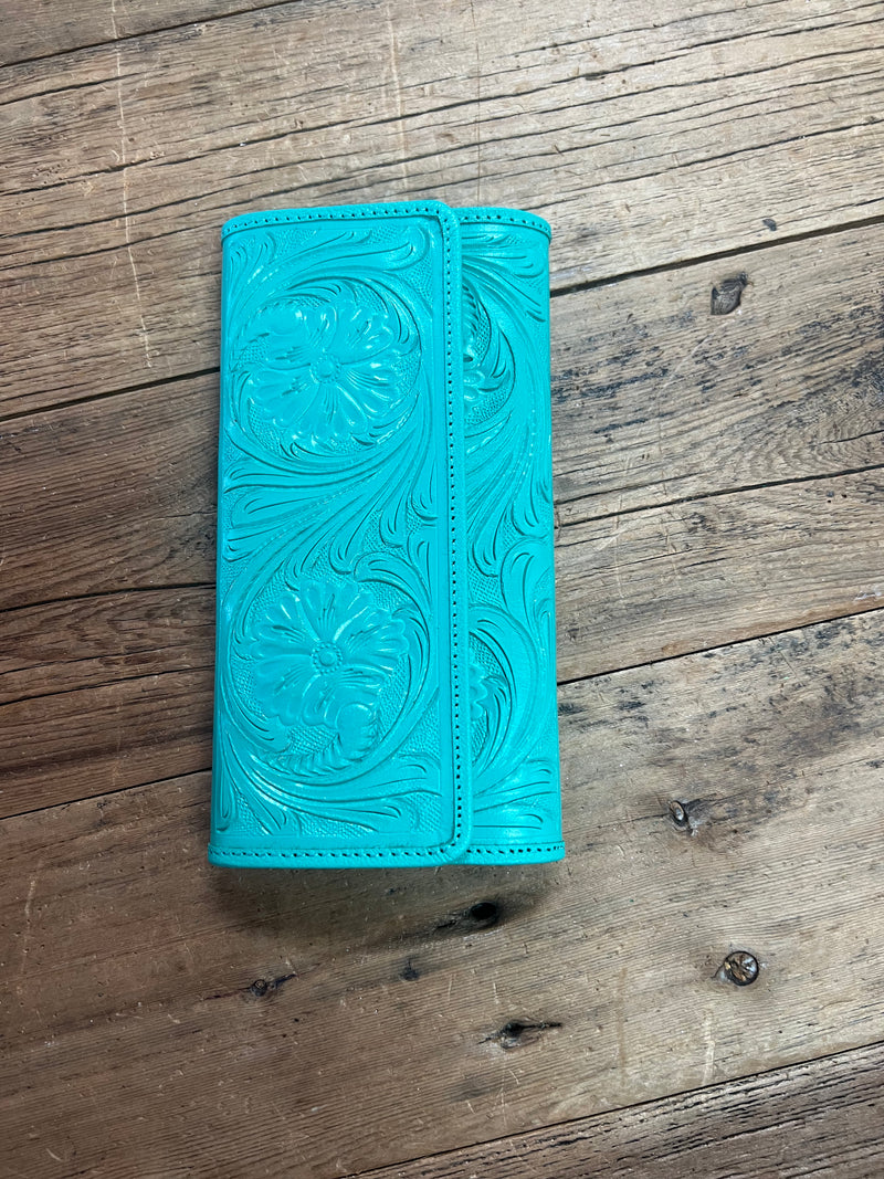 Tooled Folding Wallet