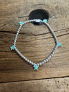 Opal Star Stretch Bracelet 14KG Filled Multi Charm