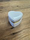 Ceramic Heart Trinket Box