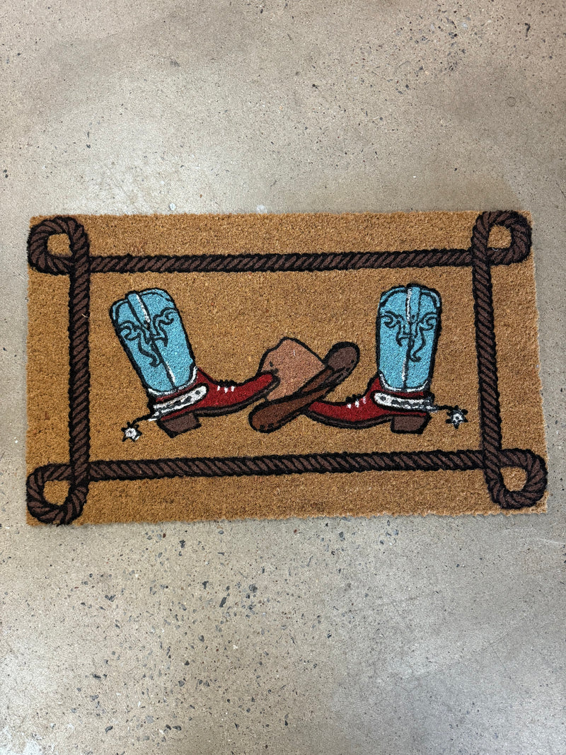 Boot & Hat Door Rug