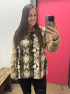 Desert Aztec Sherpa Pullover *2X ONLY*