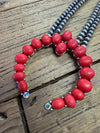 Large Squash Navajo Pearl Necklace