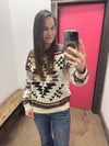 Tan Aztec Sweater