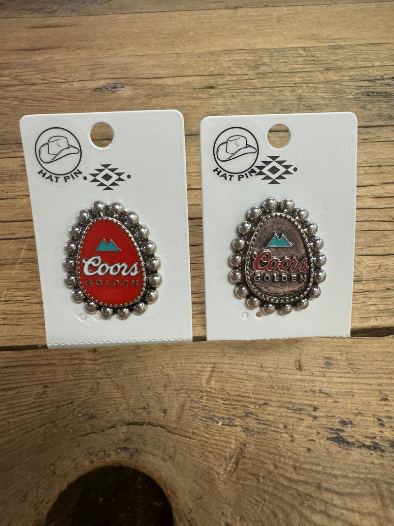 Coors Golden Hat Pin