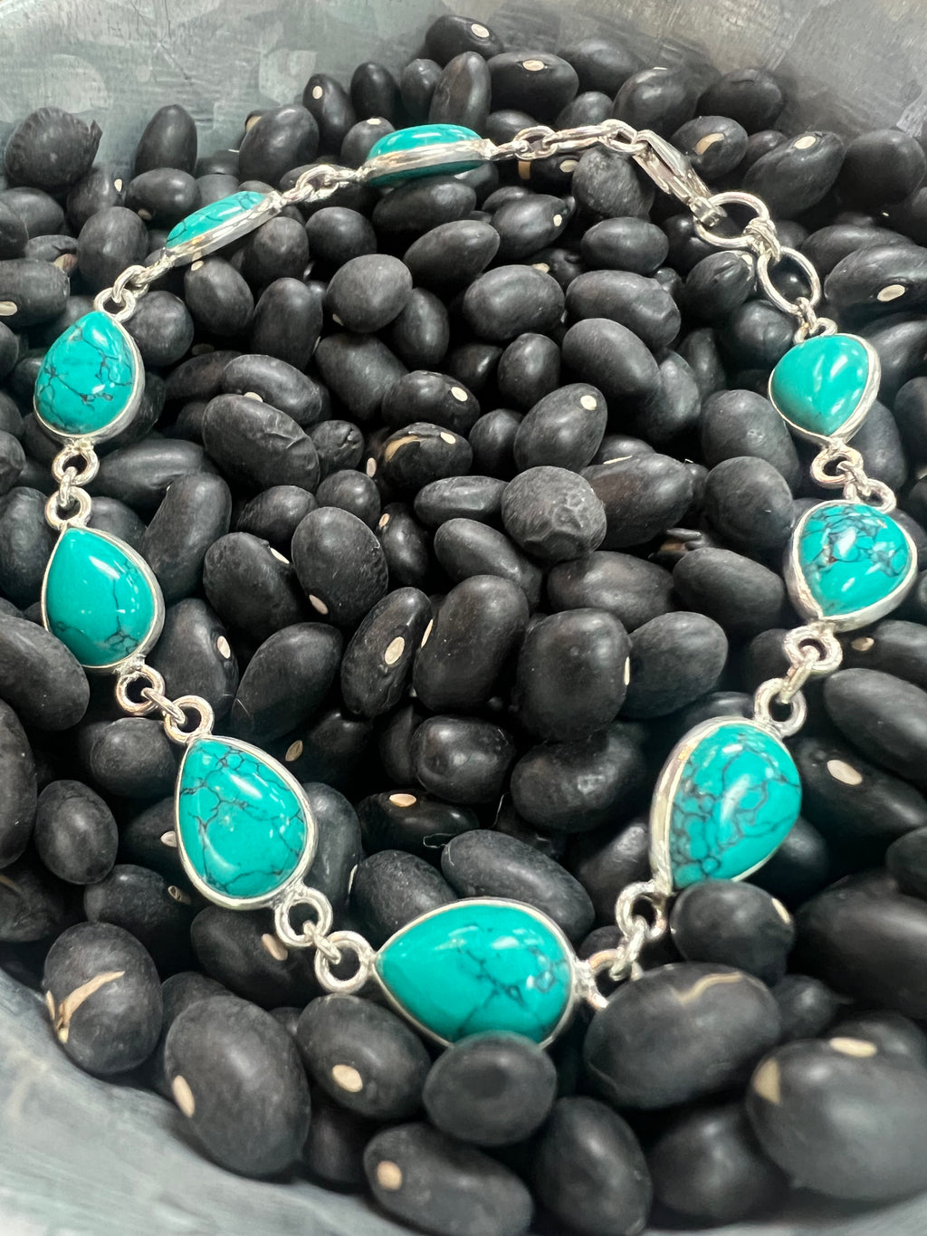 Turquoise Sterling Silver Toggle Bracelet