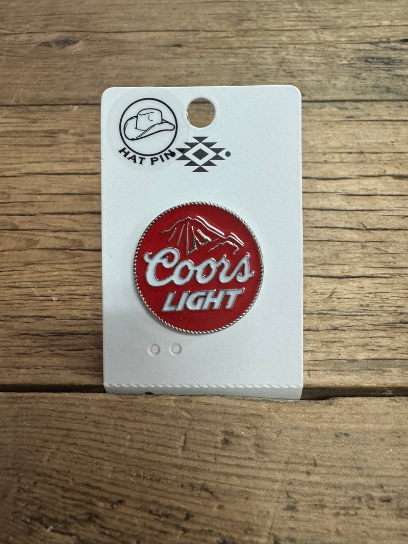 Coors Light Hat Pin (Round)