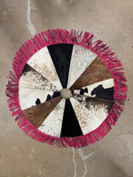 Cowhide Fringe Tree Skirt