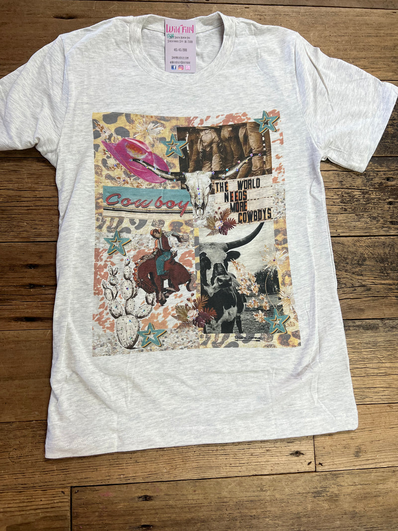 Cowboy Collage T-Shirt