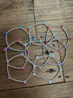 Opal Star Stretch Bracelet 14KG Filled Multi Charm