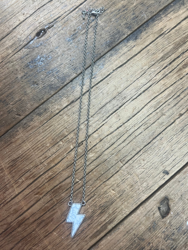 Lightning Bolt Chain Necklace