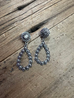 Concho Dangle Earrings