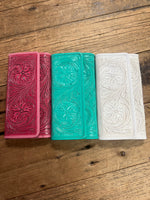 Tooled Folding Wallet