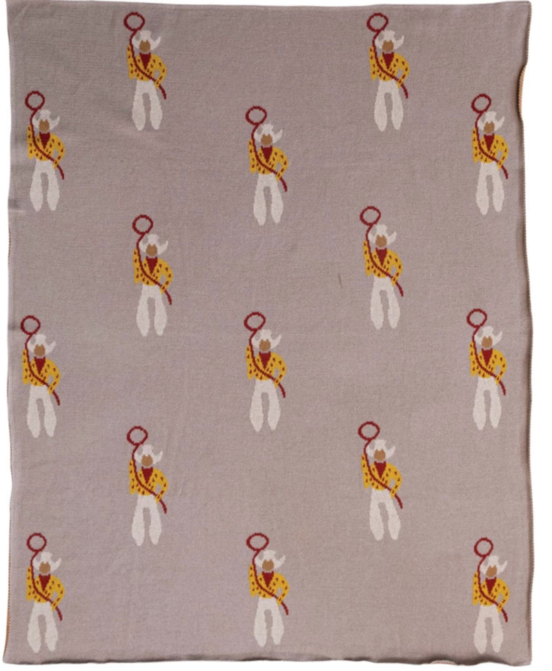 Cowboy Baby Blanket