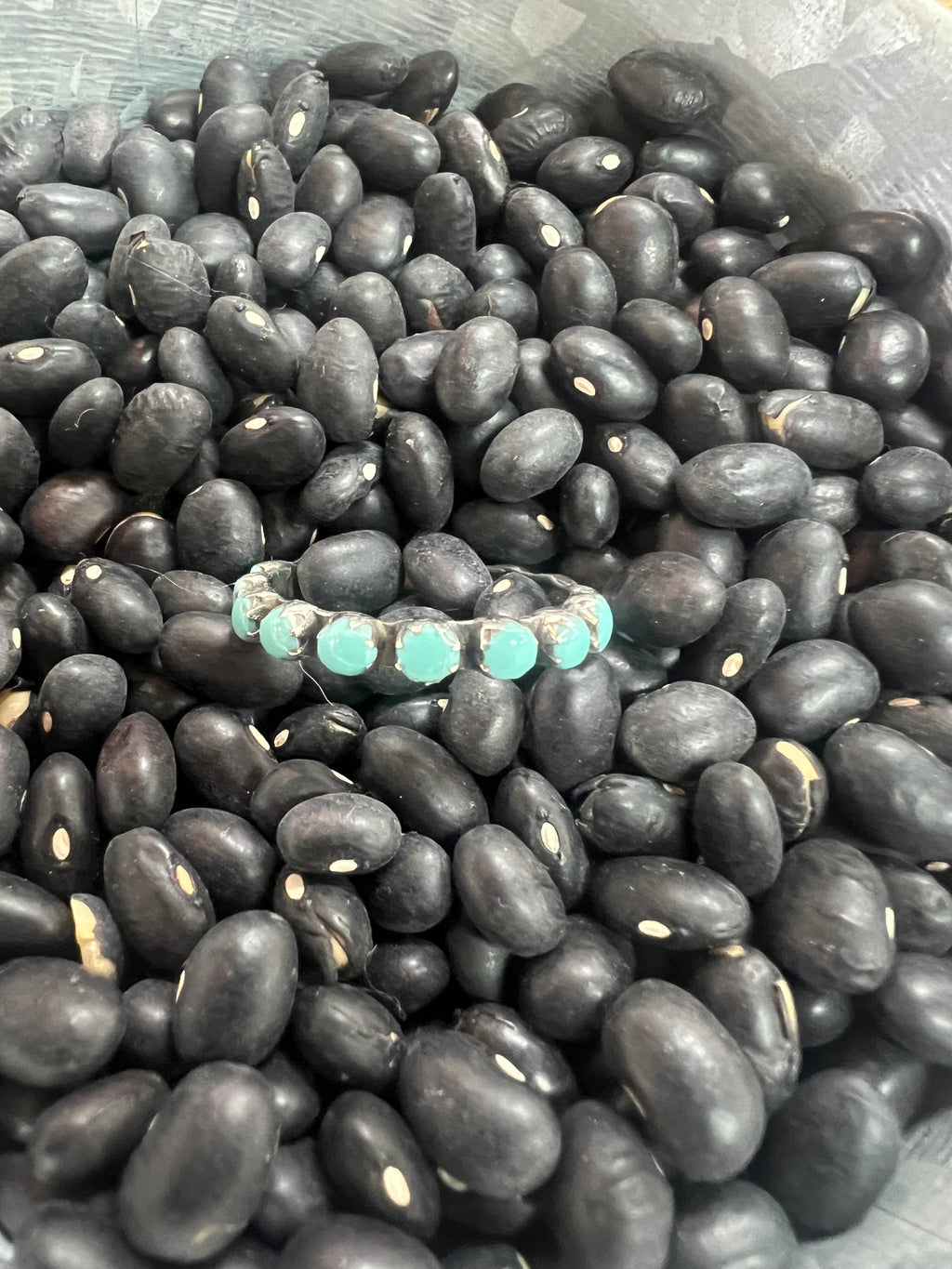 Turquoise Sterling Silver Stacker Ring