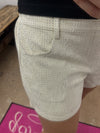 Shimmer Shorts Cream