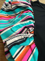 Basic Black Serape Sleeve Top **M & 2X ONLY**