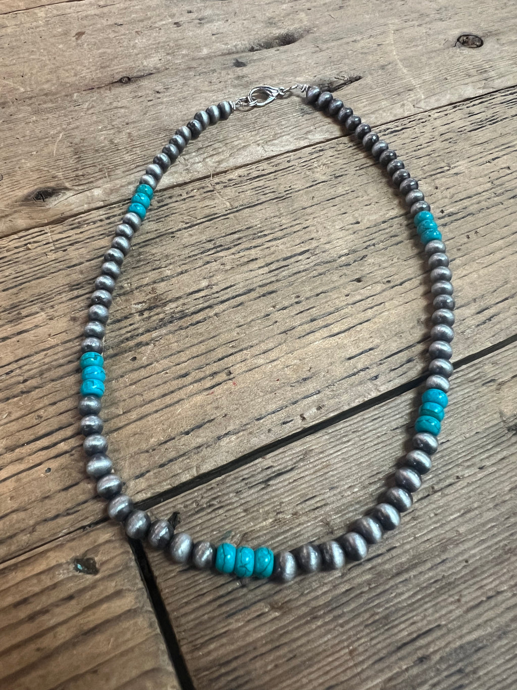 Navajo and Turquoise Layering Necklace