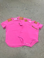 Pink Western Girl Top **KIDS**