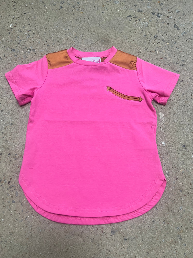 Pink Western Girl Top **KIDS**