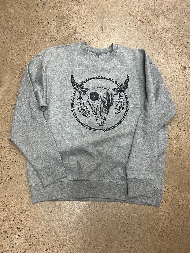 Western Skull Sweatshirt