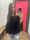 Black Off the Shoulder Top