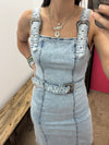 Buckle Bunny Jean Dress *XL & 3X ONLY*