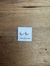 Sterling Silver White Buffalo Studded Earrings