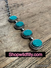 Lariat Turquoise Necklace