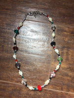 Multi Glass Bead Necklace