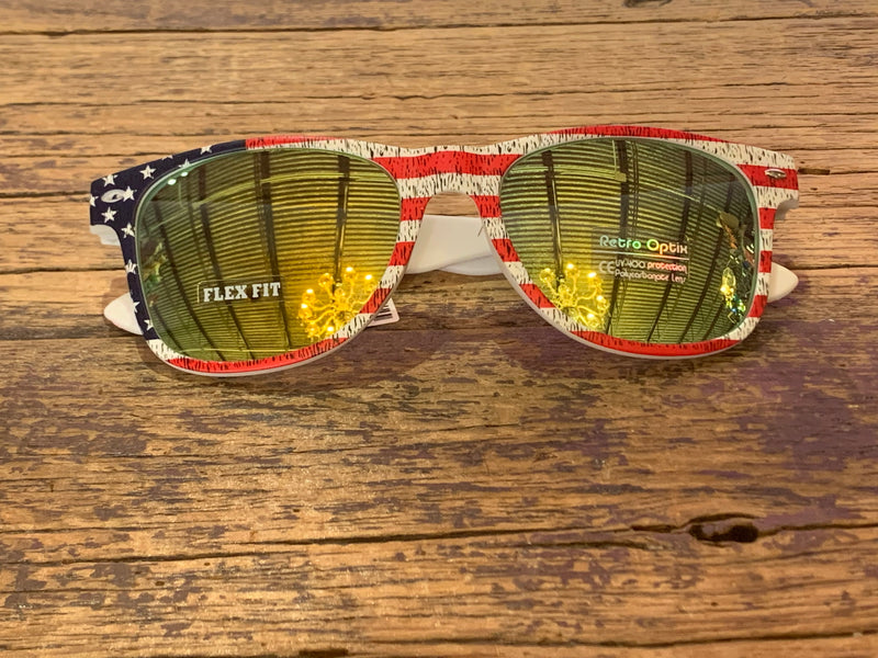 American Flag Basic Sunglasses